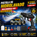 Hidrolavadora Portátil Inalámbrica 48V | Potencia Profesional para Limpiar en Minutos